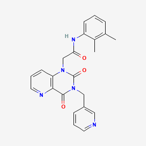 molecular formula C23H21N5O3 B2523136 N-(2,3-二甲苯基)-2-(2,4-二氧代-3-(吡啶-3-基甲基)-3,4-二氢吡啶并[3,2-d]嘧啶-1(2H)-基)乙酰胺 CAS No. 941952-95-0