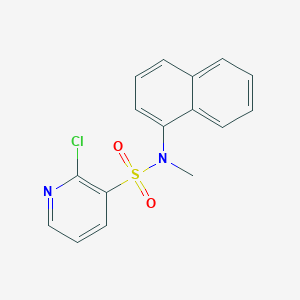 2-chloro-N-methyl-N-(naphthalen-1-yl)pyridine-3-sulfonamide