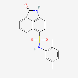 N-(2,5-dimethylphenyl)-2-oxo-1,2-dihydrobenzo[cd]indole-6-sulfonamide