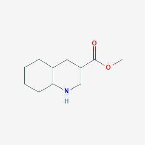 molecular formula C11H19NO2 B2523211 Methyl 1,2,3,4,4a,5,6,7,8,8a-decahydroquinoline-3-carboxylate CAS No. 92244-69-4