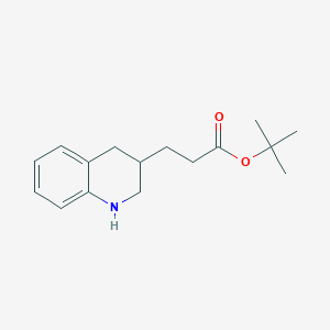 tert-Butyl 3-(1,2,3,4-tetrahydroquinolin-3-yl)propanoate