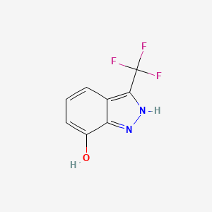 molecular formula C8H5F3N2O B2523238 3-(Trifluoromethyl)-1H-indazol-7-ol CAS No. 1781578-19-5