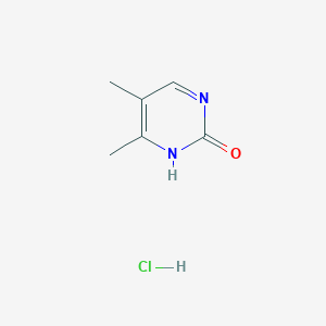 molecular formula C6H9ClN2O B2523264 4,5-Dimethylpyrimidin-2-OL hydrochloride CAS No. 34939-17-8; 92000-23-2