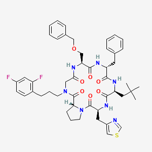 molecular formula C48H57F2N7O7S B2523275 CXCR7 modulator 1 CAS No. 2231812-31-8