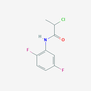 molecular formula C9H8ClF2NO B2523290 2-chloro-N-(2,5-difluorophenyl)propanamide CAS No. 923215-48-9