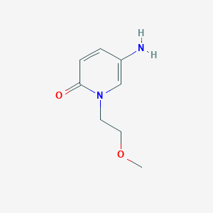 molecular formula C8H12N2O2 B2523294 5-氨基-1-(2-甲氧基乙基)-1,2-二氢吡啶-2-酮 CAS No. 1016512-02-9