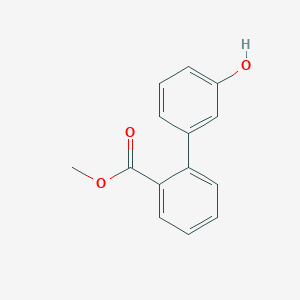 molecular formula C14H12O3 B2523328 Methyl 2-(3-hydroxyphenyl)benzoate CAS No. 1251836-88-0