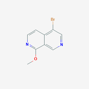molecular formula C9H7BrN2O B2523411 5-Bromo-1-methoxy-2,7-naphthyridine CAS No. 2253639-30-2
