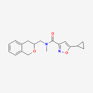 5-cyclopropyl-N-(isochroman-3-ylmethyl)-N-methylisoxazole-3-carboxamide