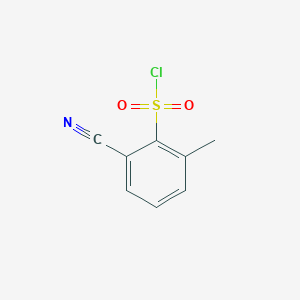 2-Cyano-6-methylbenzene-1-sulfonyl chloride