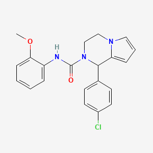 1-(4-chlorophenyl)-N-(2-methoxyphenyl)-3,4-dihydropyrrolo[1,2-a]pyrazine-2(1H)-carboxamide