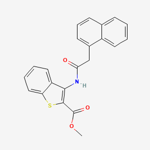 Methyl 3-(2-(naphthalen-1-yl)acetamido)benzo[b]thiophene-2-carboxylate