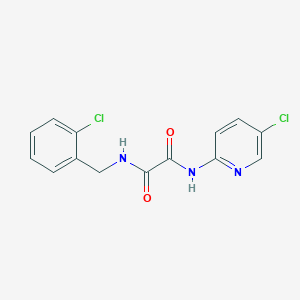 molecular formula C14H11Cl2N3O2 B2523513 N1-(2-chlorobenzyl)-N2-(5-chloropyridin-2-yl)oxalamide CAS No. 920234-18-0
