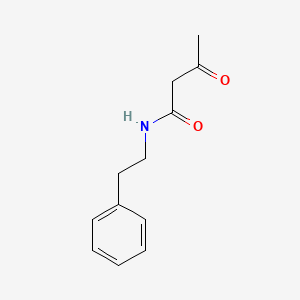 molecular formula C12H15NO2 B2523540 3-oxo-N-(2-phenylethyl)butanamide CAS No. 2044-66-8