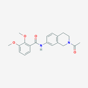 molecular formula C20H22N2O4 B2523548 N-(2-乙酰基-1,2,3,4-四氢异喹啉-7-基)-2,3-二甲氧基苯甲酰胺 CAS No. 955755-71-2