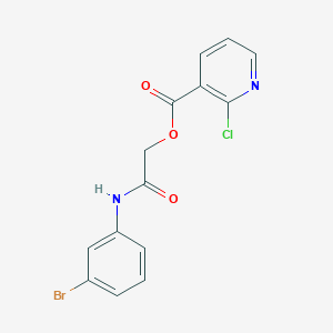 [(3-Bromophenyl)carbamoyl]methyl 2-chloropyridine-3-carboxylate