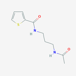molecular formula C10H14N2O2S B252360 N-[3-(acetylamino)propyl]thiophene-2-carboxamide 