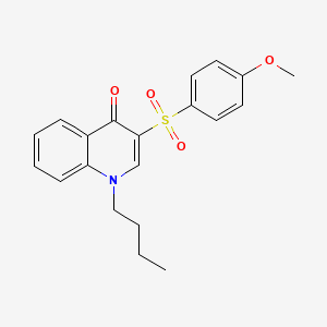 molecular formula C20H21NO4S B2523664 1-butyl-3-((4-methoxyphenyl)sulfonyl)quinolin-4(1H)-one CAS No. 899217-44-8