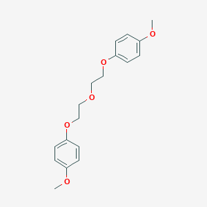 molecular formula C18H22O5 B025237 双[2-(4-甲氧基苯氧基)乙基]醚 CAS No. 104104-12-3