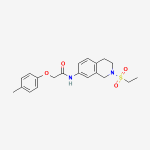 molecular formula C20H24N2O4S B2523716 N-(2-(ethylsulfonyl)-1,2,3,4-tetrahydroisoquinolin-7-yl)-2-(p-tolyloxy)acetamide CAS No. 954614-80-3