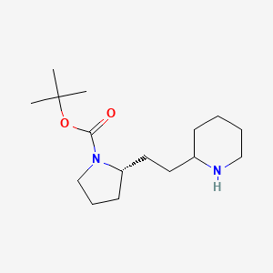 Tert-butyl (2S)-2-(2-piperidin-2-ylethyl)pyrrolidine-1-carboxylate