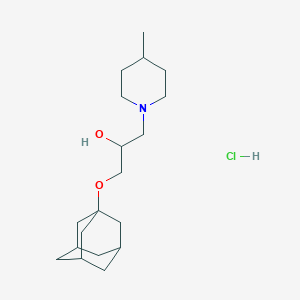 1-(Adamantan-1-yloxy)-3-(4-methylpiperidin-1-YL)propan-2-OL hydrochloride