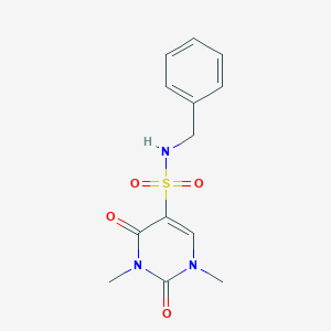 N-benzyl-1,3-dimethyl-2,4-dioxopyrimidine-5-sulfonamide