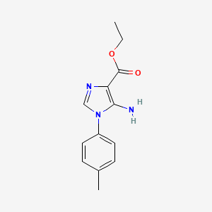 ethyl 5-amino-1-(4-methylphenyl)-1H-imidazole-4-carboxylate