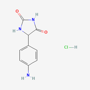 5-(4-Aminophenyl)imidazolidine-2,4-dione hydrochloride