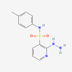 2-hydrazino-N-(4-methylphenyl)pyridine-3-sulfonamide