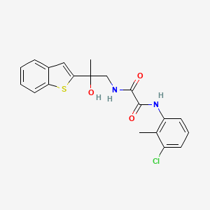 N1-(2-(benzo[b]thiophen-2-yl)-2-hydroxypropyl)-N2-(3-chloro-2-methylphenyl)oxalamide