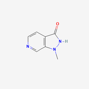 molecular formula C7H7N3O B2523859 1-甲基-1H-吡唑并[3,4-c]吡啶-3-醇 CAS No. 1779747-29-3