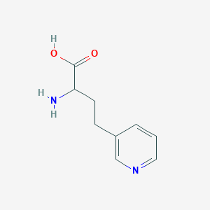 molecular formula C12H17N3O3 B2523875 Alfa-Amino-3-pyridinebutanoic acid CAS No. 99461-41-3