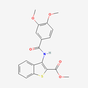 Methyl 3-(3,4-dimethoxybenzamido)benzo[b]thiophene-2-carboxylate
