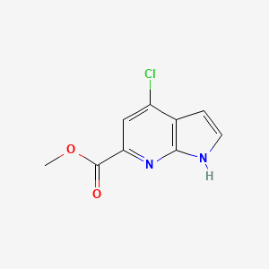 methyl 4-chloro-1H-pyrrolo[2,3-b]pyridine-6-carboxylate