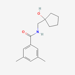 N-((1-hydroxycyclopentyl)methyl)-3,5-dimethylbenzamide