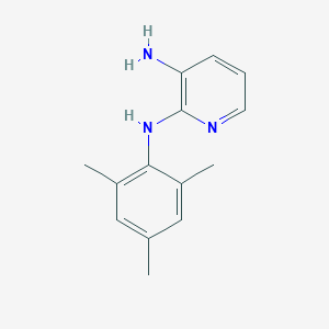 molecular formula C14H17N3 B2523985 2-N-(2,4,6-trimethylphenyl)pyridine-2,3-diamine CAS No. 444325-84-2