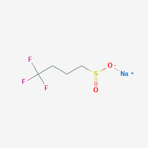 molecular formula C4H6F3NaO2S B2523991 Sodium 4,4,4-trifluorobutane-1-sulfinate CAS No. 1880771-40-3