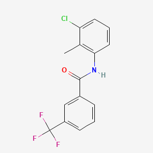 molecular formula C15H11ClF3NO B2524015 N-(3-chloro-2-methylphenyl)-3-(trifluoromethyl)benzamide CAS No. 478064-47-0