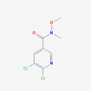 5,6-dichloro-N-methoxy-N-methylpyridine-3-carboxamide
