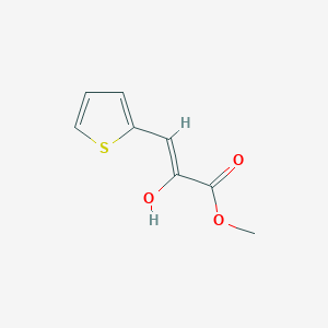 2-Hydroxy-3-(thiophene-2-yl)acrylic acid methyl ester