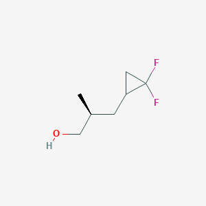 (2S)-3-(2,2-Difluorocyclopropyl)-2-methylpropan-1-ol