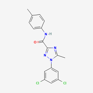 1-(3,5-dichlorophenyl)-5-methyl-N-(4-methylphenyl)-1H-1,2,4-triazole-3-carboxamide