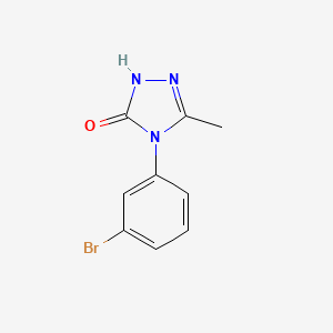 4-(3-bromophenyl)-3-methyl-1H-1,2,4-triazol-5-one