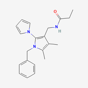 N-[(1-benzyl-4,5-dimethyl-2-pyrrol-1-ylpyrrol-3-yl)methyl]propanamide