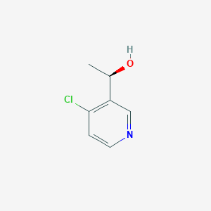 molecular formula C7H8ClNO B2524068 (alphaR)-alpha-Methyl-4-chloro-3-pyridinemethanol CAS No. 949003-66-1