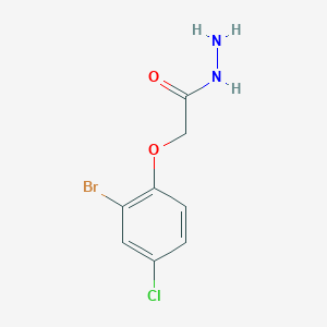 2-(2-Bromo-4-chlorophenoxy)acetohydrazide