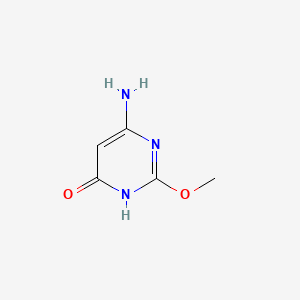 molecular formula C5H7N3O2 B2524109 6-Amino-2-methoxypyrimidin-4-ol CAS No. 186435-66-5; 52386-29-5