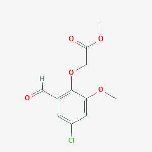 Methyl (4-chloro-2-formyl-6-methoxyphenoxy)acetate