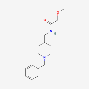 molecular formula C16H24N2O2 B2524215 N-((1-benzylpiperidin-4-yl)methyl)-2-methoxyacetamide CAS No. 1211743-78-0